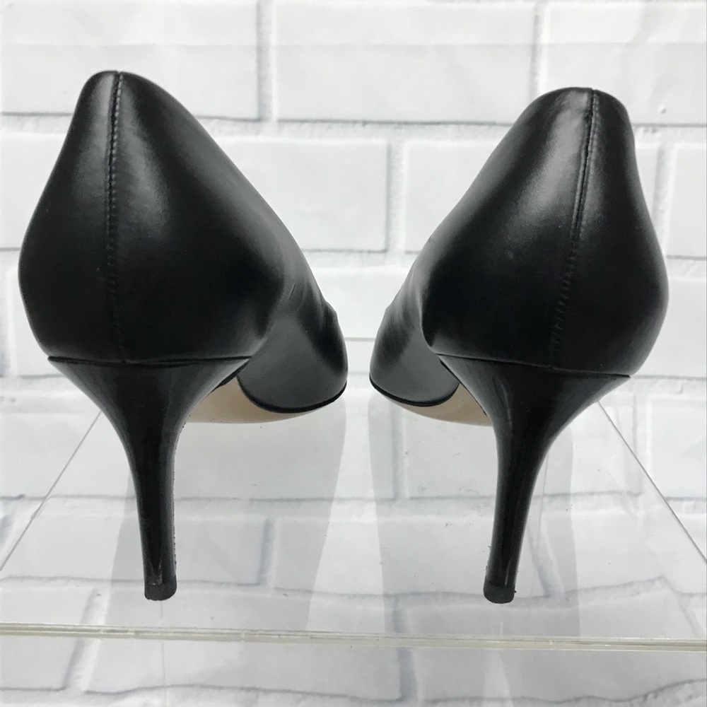 Salvatore Ferragamo Susi Black Leather Pumps 6.5 - Picture 6 of 8
